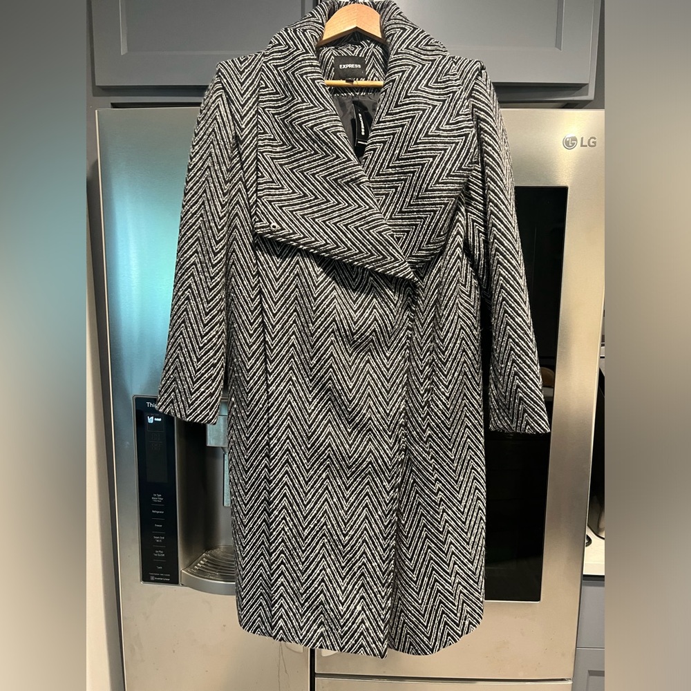NWT Express Herringbone Coat